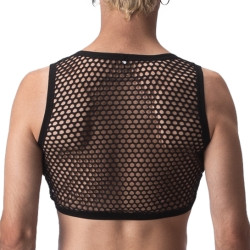 Barcode Berlin Crop Top Filet Many Noir